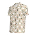 thumbnail image 4 of Wukai Cute Alpaca Men’s Polo Shirts,Quick-Dry Athletic Shirt,Classic Fit Shirts-Medium, 4 of 8