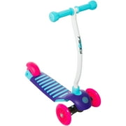 YBike Kids GLX Cruze 3-Wheel Kick Scooter, Raspberry