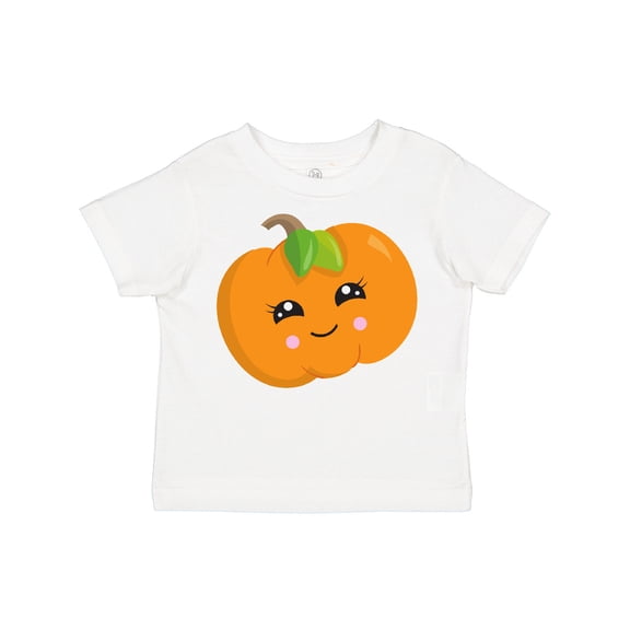 Inktastic Smiling Pumpkin, Halloween, Orange Pumpkin Boys or Girls Toddler T-Shirt