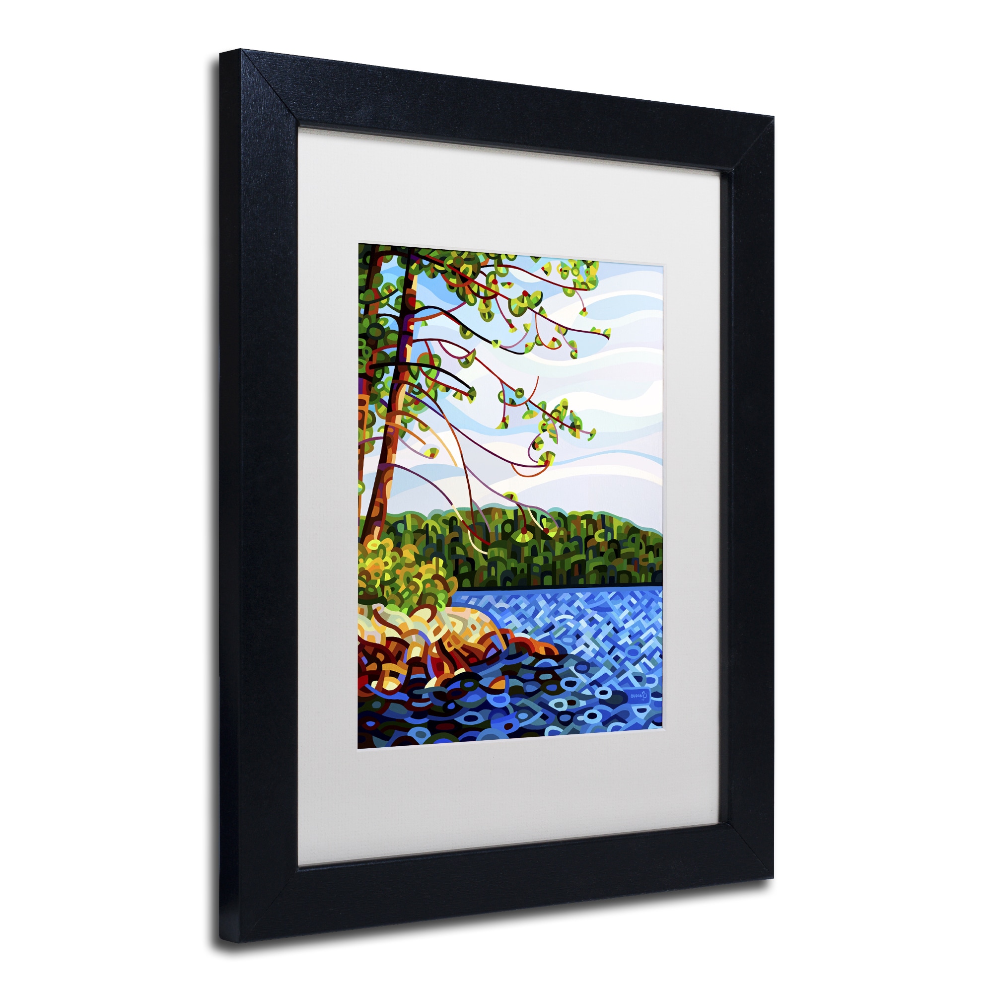 Mandy Budan 'View From Mazengah' Matted Framed Art