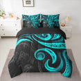 thumbnail image 2 of Manfei Geometric Swirl Lines Twin Bedding Sets 7-Piece for Female Men Women,Vintage Aesthetic Bedding Comforter Set Microfiber,Abstract Stripes Breathable Sheet Sets,Ultra Soft Home Decor,Reversible, 2 of 8
