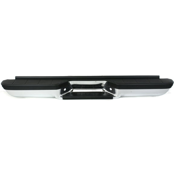 Step Bumper Compatible with GMC C/K FULL SIZE P/U 1988-2000 Assembly Chrome Steel Fleetside