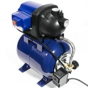 XtremepowerUS 1.6HP Shallow Well Pump With Pressure Tank, 1000 GPH 115V Deep Well Jet Pump