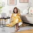 thumbnail image 4 of Funny Popcorn Wearable Blanket Hoodies for Women Men Adults Popcorn Lovers Soft Cozy Food Popcorn Hooded Blankets for Camping Office Decor Birthday Gifts 50X60 Inch, 4 of 5