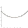 thumbnail image 2 of 925 Sterling Silver Flexible Polished 3mm Neck Collar Necklace Collar Necklace for Women, 2 of 2