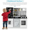 thumbnail image 3 of Best Choice Products Pretend Play Kitchen Wooden Toy Set for Kids w/ Telephone, Utensils, Oven, Microwave - White, 3 of 8