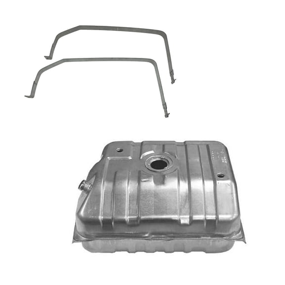 TRQ Gas Fuel Tank and Strap Kit Set for Chevy GMC Tahoe Blazer Yukon 30 Gallon FTA35707