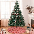 thumbnail image 7 of Sikiie Red Strawberry 30-48 inches {designName} Print Christmas Tree Skirt Snowman Xmas Tree Skirt with Edge Christmas Decorations for Holiday Party36", 7 of 7