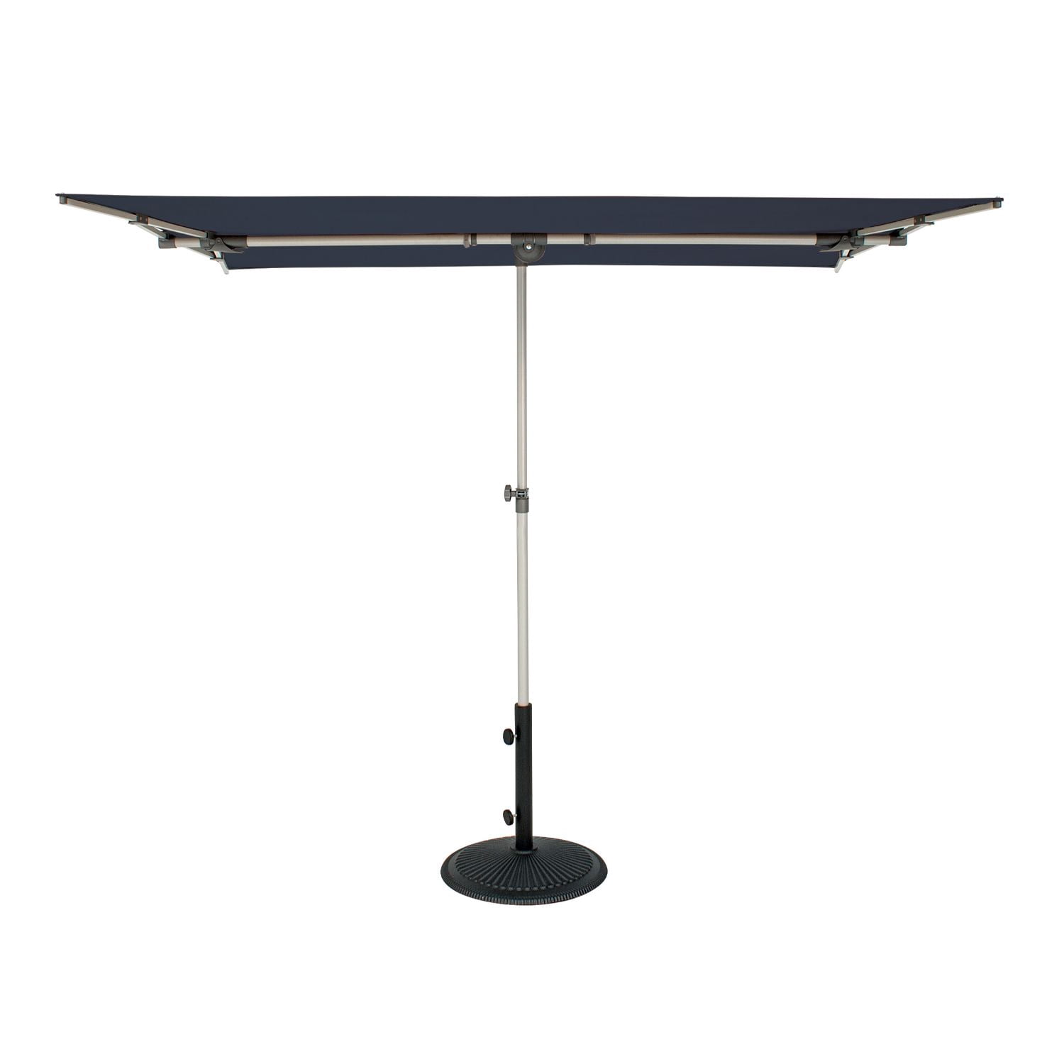 SimplyShade 7' Outdoor Patio Rectangle Balcony Umbrella, Navy Blue