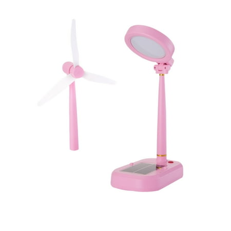 

Rechargeable Solar Fan with Led Lamp Cordless Battery Powered Portable Fan Quiet Desk Fan for Tent Hurricane Worksite