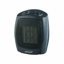 Brentwood New 1500-Watt Portable Ceramic Space Heater and Fan - Black