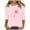 Pink—Breast Cancer Shirts for Women, variant on Women's Breast Cancer Awareness T-Shirt Pink Ribbon Printed Graphic Tees 3/4 Sleeve Crew Neck Soft Pullover Tops Hope Faith Cure Support Gift for Walk Gray XXXL
