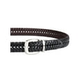 thumbnail image 6 of George Men's Reversible Black to Brown Braided Belt With Big & Tall Sizes, 6 of 6