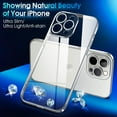 thumbnail image 2 of Crystal Clear Case for iPhone 14 Pro Max, [Not Yellowing] [Camera Protection] [Military Grade Drop Tested] Transparent Shockproof Protective Phone Case Soft Silicone Slim Cover, 6.7", Silver, 2 of 15