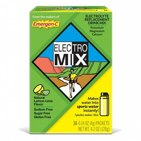 Emergen-C Electro Mix (30 Count) Electrolyte Replacement Drink, (Best Electrolyte Replacement Powder)