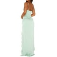 thumbnail image 4 of Coduop Women Sleeveless Spaghetti Strap Dress Backless Split Cocktail Long Dresses, 4 of 6