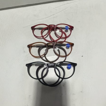 Portable magnetic reading glasses for comfortable men and women, neck hanging reading glasses for the elderly