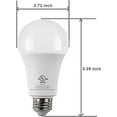 ZogeeZ LED 9W (60W Equivalent) Daylight Light Bulbs, Rechargeable