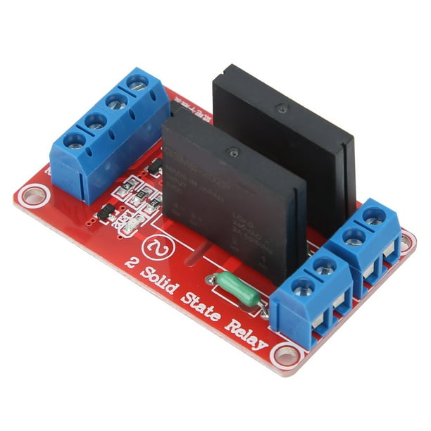 Relay Module,2 Channel Solid State DIY Relay Module Solid State Relay