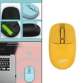 thumbnail image 3 of Ratón de computadora inalámbrico de 2.4G con receptor USB, ratones inalámbricos, mouse de oficina, 3 DPI ajustables 1200DPI, para Windows, 3 botones Amarillo CUTICAT Ratón inalambrico, 3 of 7