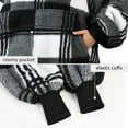 thumbnail image 5 of Catalonia Plaid Oversized Wearable Blanket Hoodie Sweatshirt, Comfortable Sherpa Lounging Pullover for Adults Men Women Wife Girlfriend, Gift for Her, 5 of 6