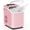 Pink, variant on Ice Maker Countertop, Ice Machine with Portable Handle, Basket and Scoop, 26lbs Daily, 9 Bullet Cubes in 6~8 Mins, Auto-Cleaning for Home, Kitchen, Office, Outdoors, RV Camping