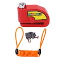 thumbnail image 5 of 2024，Disc Brake Lock Security Alarm Waterproof Steel Anti Theft Tool for Bicycle Electric Car MotorcycleRed, 5 of 5