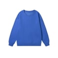 thumbnail image 3 of Sweatshirts for Men Pullover Sweater Long Sleeve Crewneck Basic Tops Soft Comfortable Solid Active Tshirts (M, Light Blue), 3 of 5
