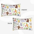 thumbnail image 4 of Haiem Pillowcase for Hair and Skin Queen - Happy Easter1 Printed Soft Pillowcase with Envelope Closure-14"x20", 4 of 9