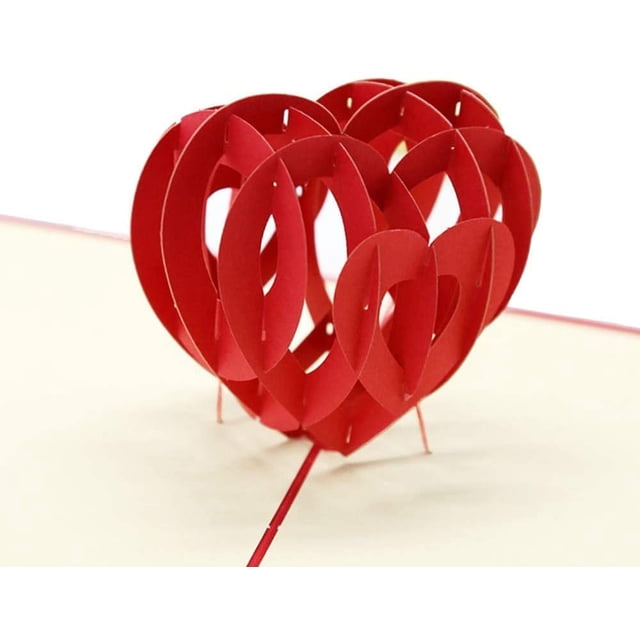 Tarjeta emergente 3D hecha a mano del día de San Valentín con sobres, tarjeta de boda, tarjetas de acción de gracias, tarjetas de felicitación, tarjeta de cumpleaños, acción de gracias Xemadio WRJM-468