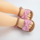 thumbnail image 4 of Verano Bebé Niñas Gingham Sandalias Casual Bowknot Zapatos De Playa Antideslizante Suela Suave A Cuadros Recién Nacido Niño Prewalker Primeros Para Caminar 0-18 Meses, 4 of 4