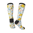 thumbnail image 4 of Bingfone Compression Socks for Women and Men Long Socks for Running Athletic Cycling Nurse-Ducks and Anchors, 4 of 9