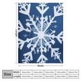 thumbnail image 4 of Pratyus Snowflake Unique Warm Blanket for Women and Adults Soft Fuzzy Throw Blanket All Seasons Comfort 60x80in, 4 of 6