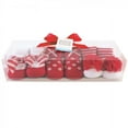 thumbnail image 2 of Hudson Baby Infant Girl Socks Boxed Giftset, Red White Stripe, One Size, 2 of 5