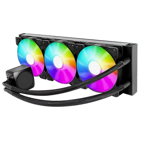 CPU Liquid Cooler CPU Water Cooler 240mm Aio CPU Cooler Liquid CPU Cooling, Compatible with AMD Intel LGA RGB -GSL