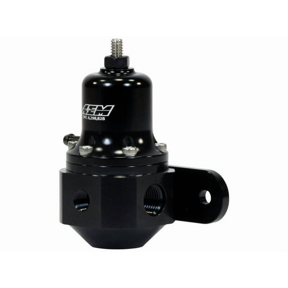 AEM 25-305BK Universal Adjustable Fuel Pressure Regulator - Black Anodized