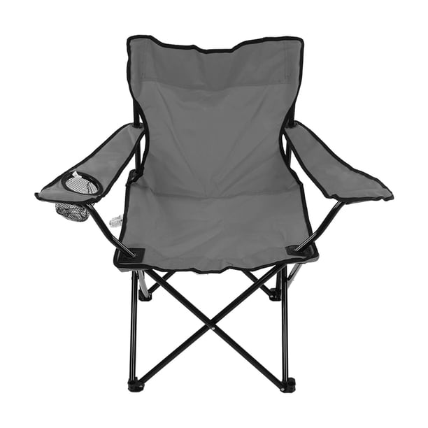 Silla Plegable Para Acampar, Portavasos, Resistente Al Desgaste, Silla Para Exteriores, Estructura Fuerte, Ligera Para Acampar