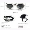 thumbnail image 3 of HQREA Windproof Dog Goggles with Helmet, Pet Glasses Set for Small Dog Riding Driving, 3 of 6