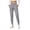 Gray, variant on Risckoth Women's Jogger Leggings High Waist Front Pockets Cuffed Ankle Slim Fit Yoga Pants S-2XL