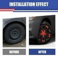 thumbnail image 5 of 4Pcs 16 inch Hubcaps Compatible with Nissan Sentra 2013-2019,Wheel Rim Covers Compatible with Nissan Leaf 2011-2017,PP Material Snap on Installation,Black Lacquer & Red Lacquer, 5 of 8