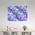 thumbnail image 2 of Hirioo flower crystal Skull Print Tapestry Lightweight Fabric for Bedroom Aesthetic Home Wall Dorm Décor Living Room Decor 29x37 Inch, 2 of 8