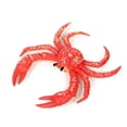 thumbnail image 1 of Figura realista con forma de cangrejo real, modelo de vida marina en miniatura, 1 of 2