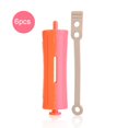 thumbnail image 3 of Hair Rollers Perm Rod 8 Sizes Universal Hairdressing Tool With Rubber Band Hair Clip, 3 of 8