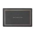 thumbnail image 1 of Alfombrilla de baño Alfombra de baño absorbente de agua, Alfombra de cocina Alfombrilla de puerta delantera, Alfombrilla de piso de secado rápido para Gris Oscuro Pequeño Gloria Alfombra de baño, 1 of 9