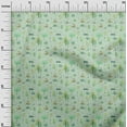 thumbnail image 3 of oneOone Viscose Chiffon Mint Green Fabric Autumn Quilting Supplies Print Sewing Fabric By The Yard 42 Inch Wide, 3 of 4