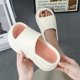 thumbnail image 3 of Zapatillas gruesas de EVA 2024, nuevas zapatillas de verano para mujer, sandalias de plataforma para el hogar, ropa de abrigo de moda, zapatillas elevadas antideslizantes para mujer, 3 of 3