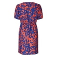 thumbnail image 3 of Robes Courtes pour Femmes Été Femmes à Manches Courtes Imprimé Col en V Taille Jusqu'au Genou Robe Décontractée Mode Robe Courte d'Été pour Femmes Robe à Manches Courtes pour Femmes Robe Courte pour Femmes Été, 3 of 6
