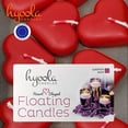 thumbnail image 4 of HYOOLA Bougies Flottantes Cœur Rouge Premium - Lot de 15 Bougies Cœur d'Amour - Durée de Combustion 2 Heures - Bougies Rouges 1.8 Pouces - Fabriqué en Europe, 4 of 7