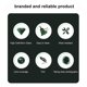 thumbnail image 5 of IMAK For Realme GT 7 Pro 5G Tempered Glass Camera Lens Protector with Self-Positioning Frame (Black, 5 of 5