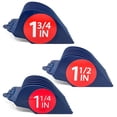 thumbnail image 1 of Clipquik Premium XL Clipper Guards, Extra Strong and Sturdy, 1.75 Inch (44mm) 1.5 Inch (38mm) 1.25 Inch (32mm) (#14, #12, #10) Extra Long, Large Guide Comb Set Fits Most Wahl Full Size Hair Clippers, 1 of 4